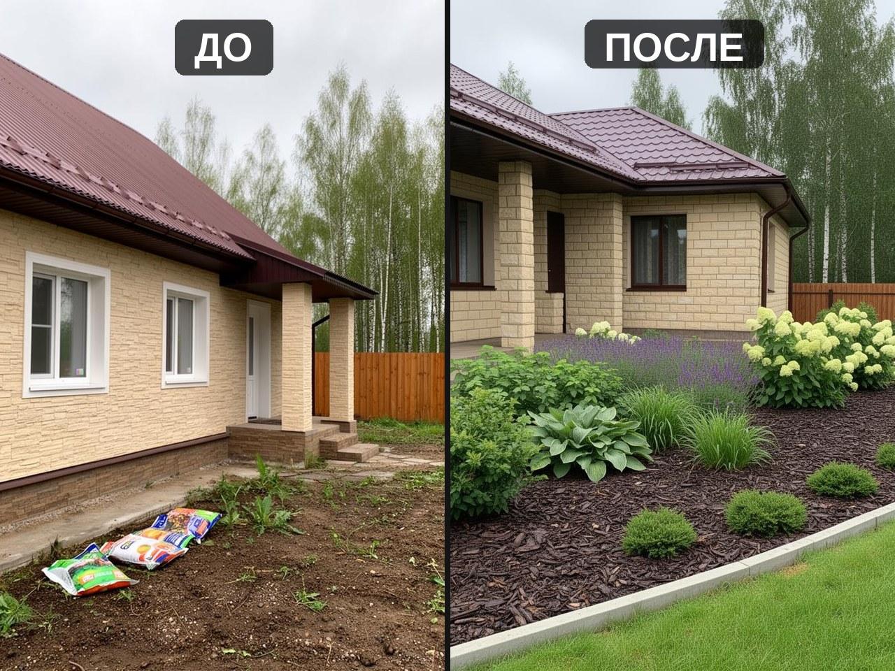 Сестрорецк: Каменная клумба с лавандой