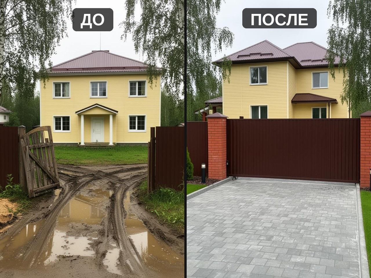 Гатчина: Парадная зона с воротами